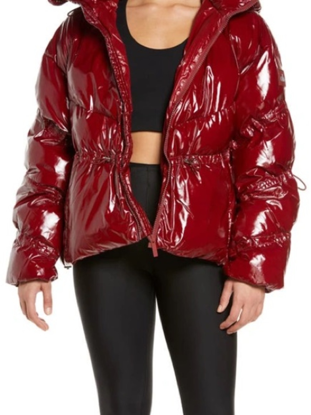 ALO Yoga Stunner Puffer Jacket in Cranberry